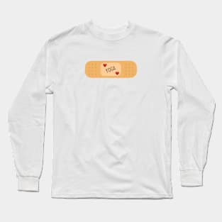 Yoga patch, Yoga bandaid Long Sleeve T-Shirt